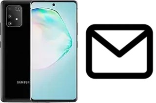 Configurer le courrier dans Samsung Galaxy A91