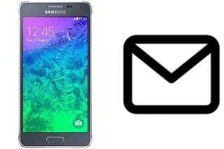 Configurer le courrier dans Samsung Galaxy Alpha