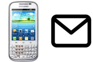 Configurer le courrier dans Samsung Galaxy Chat B5330