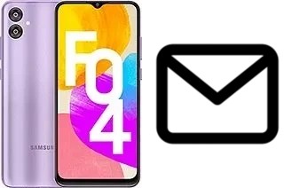 Configurer le courrier dans Samsung Galaxy F04