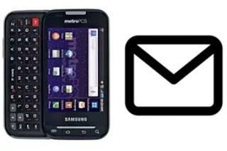 Configurer le courrier dans Samsung R910 Galaxy Indulge