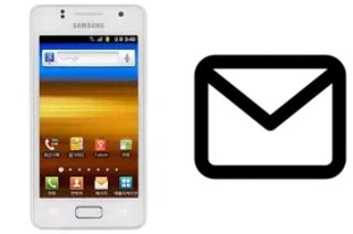 Configurer le courrier dans Samsung Galaxy M Style M340S