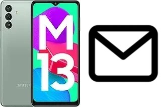 Configurer le courrier dans Samsung Galaxy M13 (India)