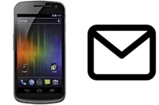 Configurer le courrier dans Samsung Galaxy Nexus I9250