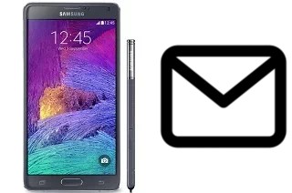 Configurer le courrier dans Samsung Galaxy Note 4