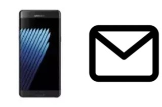 Configurer le courrier dans Samsung Galaxy Note FE Exynos