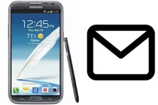 Configurer le courrier dans Samsung Galaxy Note II CDMA