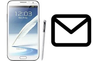 Configurer le courrier dans Samsung Galaxy Note II N7100