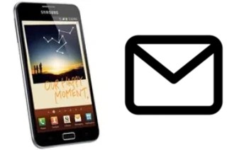 Configurer le courrier dans Samsung Galaxy Note N7000