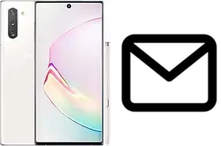 Configurer le courrier dans Samsung Galaxy Note10