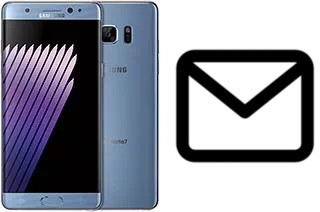 Configurer le courrier dans Samsung Galaxy Note7