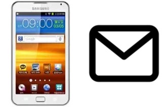 Configurer le courrier dans Samsung Galaxy Player 70 Plus