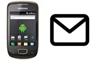 Configurer le courrier dans Samsung Galaxy Pop i559