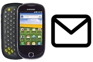 Configurer le courrier dans Samsung Galaxy Q T589R