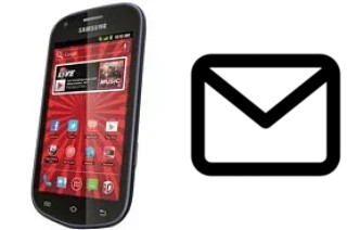 Configurer le courrier dans Samsung Galaxy Reverb M950