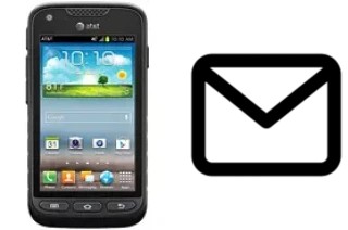 Configurer le courrier dans Samsung Galaxy Rugby Pro I547