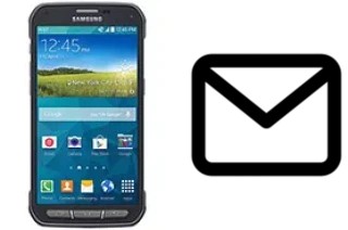 Configurer le courrier dans Samsung Galaxy S5 Active