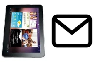 Configurer le courrier dans Samsung P7500 Galaxy Tab 10.1 3G