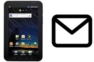 Configurer le courrier dans Samsung Galaxy Tab CDMA P100