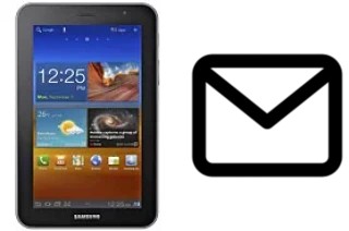 Configurer le courrier dans Samsung P6200 Galaxy Tab 7.0 Plus