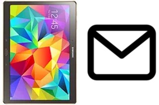 Configurer le courrier dans Samsung Galaxy Tab S 10.5