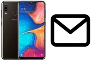 Configurer le courrier dans Samsung Galaxy Wide4