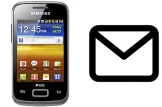 Configurer le courrier dans Samsung Galaxy Y Duos S6102