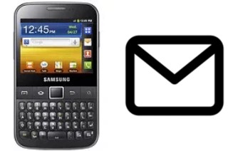 Configurer le courrier dans Samsung Galaxy Y Pro B5510