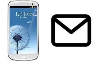 Configurer le courrier dans Samsung Galaxy S3 Neo