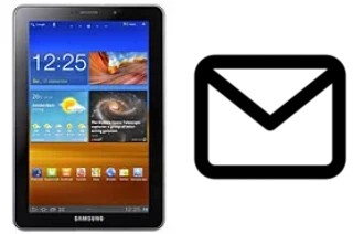 Configurer le courrier dans Samsung P6810 Galaxy Tab 7.7