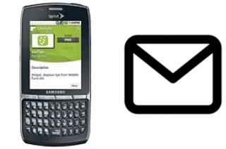 Configurer le courrier dans Samsung M580 Replenish