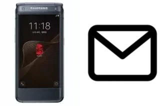 Configurer le courrier dans Samsung W2017