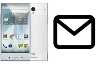 Configurer le courrier dans Sharp Aquos Crystal