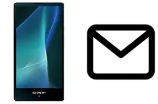 Configurer le courrier dans Sharp Aquos Mini SH-M03