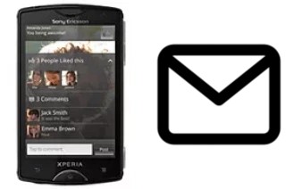 Configurer le courrier dans Sony Ericsson Xperia mini