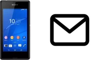 Configurer le courrier dans Sony Xperia E3 4G