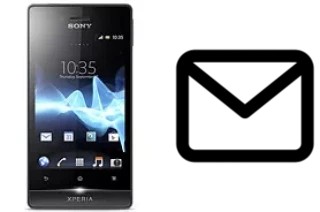 Configurer le courrier dans Sony Xperia miro