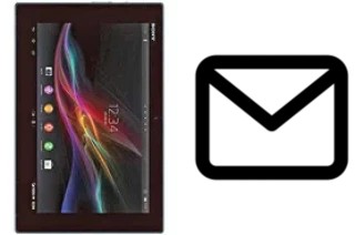 Configurer le courrier dans Sony Xperia Tablet Z Wi-Fi