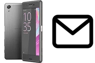 Configurer le courrier dans Sony Xperia X Performance