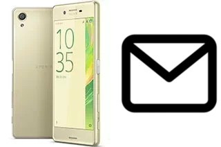 Configurer le courrier dans Sony Xperia X