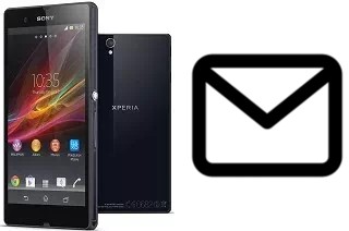 Configurer le courrier dans Sony Xperia Z