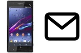 Configurer le courrier dans Sony Xperia Z1s