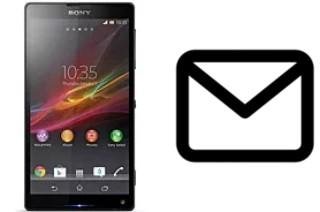 Configurer le courrier dans Sony Xperia ZL