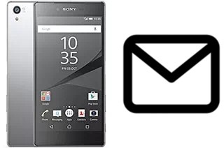 Configurer le courrier dans Sony Xperia Z5 Premium Dual