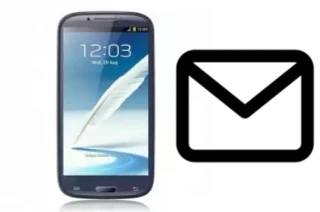 Configurer le courrier dans Star I9220