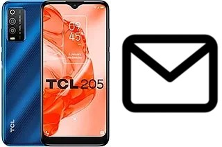 Configurer le courrier dans TCL 205