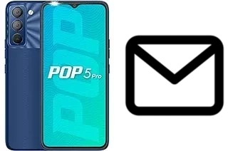 Configurer le courrier dans Tecno Pop 5 Pro