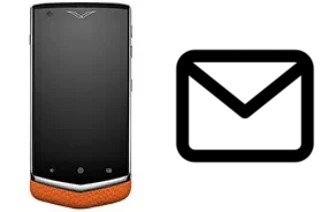 Configurer le courrier dans Vertu Constellation 2013