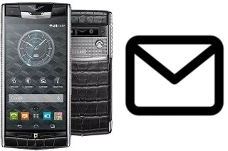 Configurer le courrier dans Vertu Signature Touch