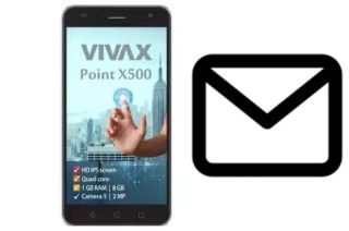 Configurer le courrier dans Vivax Point X500